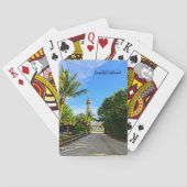 Sanibel Island Lighthouse Florida Golf Coast Spielkarten (Rückseite)