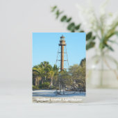Sanibel Island Lighthouse - Florida Postcard Postkarte (Stehend Vorderseite)