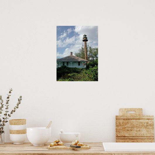 Sanibel Island Lighthouse Poster (Küche)