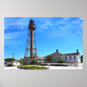 Sanibel Island Lighthouse Poster