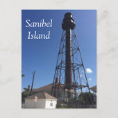 Sanibel Island Lighthouse Postkarte (Vorderseite)
