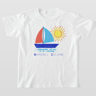 Sanibel Island Sailboat and Sunshine Vacation T-Shirt