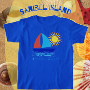 Sanibel Island Sailboat und Sunshine Vacation T-Sh T-Shirt