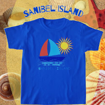 Sanibel Island Sailboat und Sunshine Vacation T-Sh