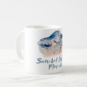 Sanibel Island Seashells Kaffeetasse (Vorderseite Links)
