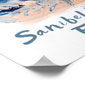 Sanibel Island Seashells Poster (Ecke)