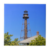 Sanibel Leuchtturm Fliese (Vorderseite)