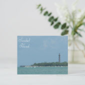 Sanibel Lighthouse Beach Postkarte (Stehend Vorderseite)