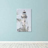 Sanibel Lighthouse Canvas Print Leinwanddruck (Insitu (Holzboden))