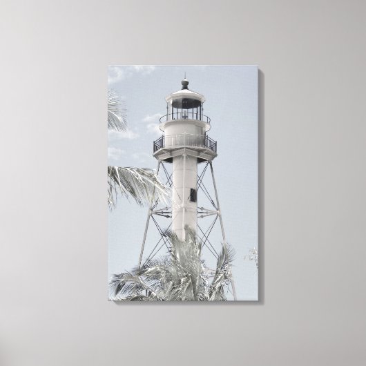 Sanibel Lighthouse Canvas Print Leinwanddruck (Vorderseite)