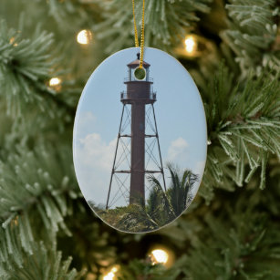 Sanibel Lighthouse Oval Ornament