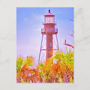 Sanibel Lighthouse Sammlung Postkarte
