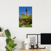 Sanibel Lighthouse Under Clear Skies Poster (Heimbüro)