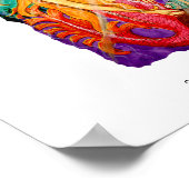 "Sanibel Siren" Poster - 15" x 15" (Ecke)