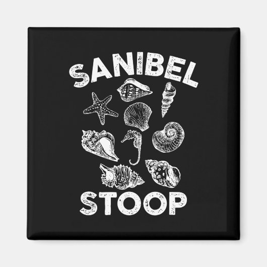 Sanibel Stoop Seashells Sanibel Island Florida Bea Magnet (Vorne)