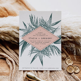 Sanibel | Tropische botanische Save the Date-Karte Save The Date