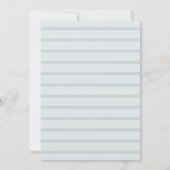 Sanibel | Vintage Tropenkarte Save the Date (Rückseite)