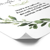 Sanierungsmaskenstation signiert Grünkranz Poster (Ecke)