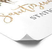 Sanierungsstation für Waldhirsche Poster (Ecke)