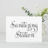 Sanierungsstation Hochzeitszeichen Einladung (Stehend Vorderseite)