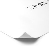 Sanierungsstation verbreitet Liebe nicht von Germs Poster (Ecke)