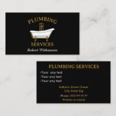 Sanitär-Visitenkarte Visitenkarte (Vorne/Hinten)