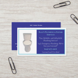 Sanitäranlagen für Klempner Visitenkarte