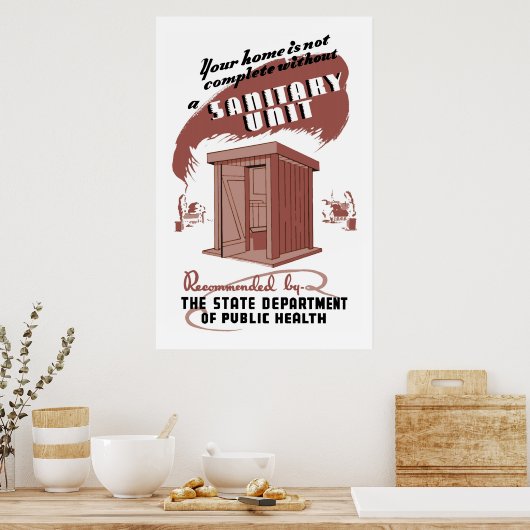 Sanitäreinheit Poster (Küche)