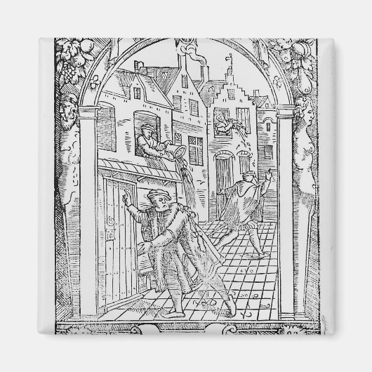 Sanitärversorgung im Mittelalter Magnet (Vorne)