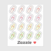 Sanitary Napkin Pad Periodenradtracker Planer Aufkleber (Blatt)