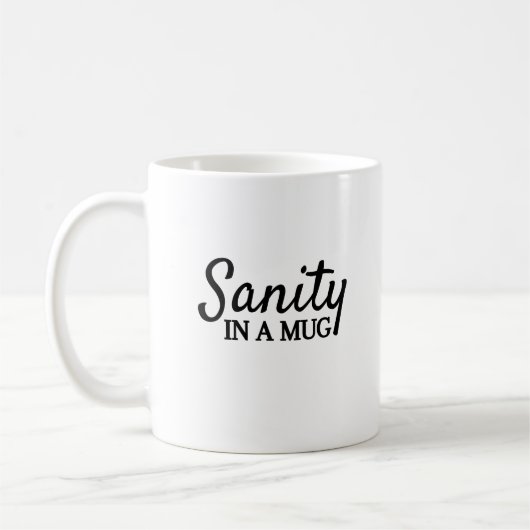 Sanität in einer Tasse | Witzige Tasse | Kaffee un (Links)