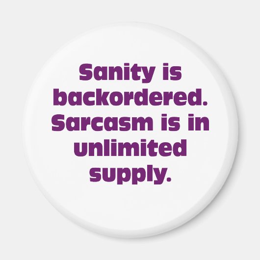 Sanität ist rückfällig magnet (Vorne)