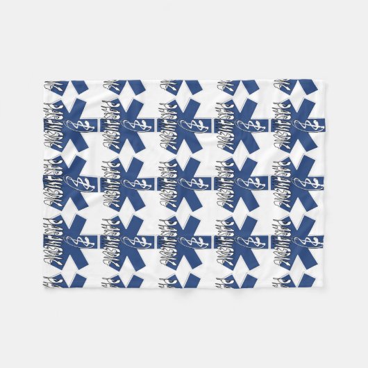 Sanitäter-Aktion Fleecedecke (Vorderseite (Horizontal))