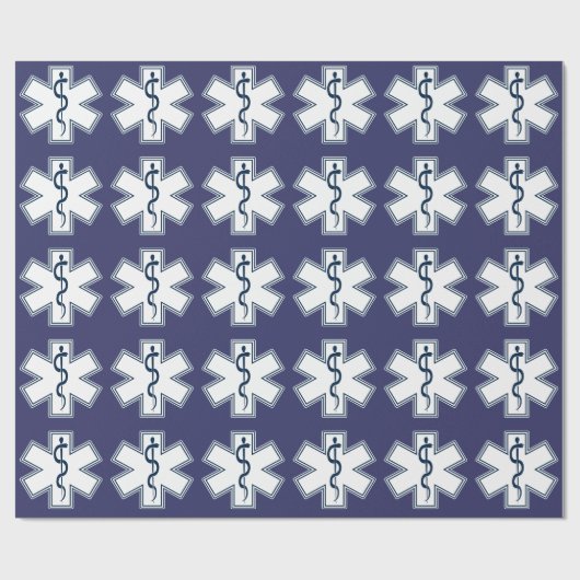 Sanitäter EMT EMS Geschenkpapier (Flach)