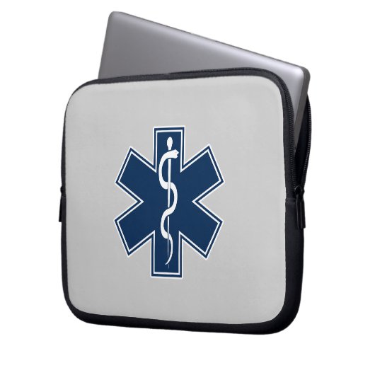 Sanitäter EMT EMS Laptopschutzhülle (Vorderseite Links)