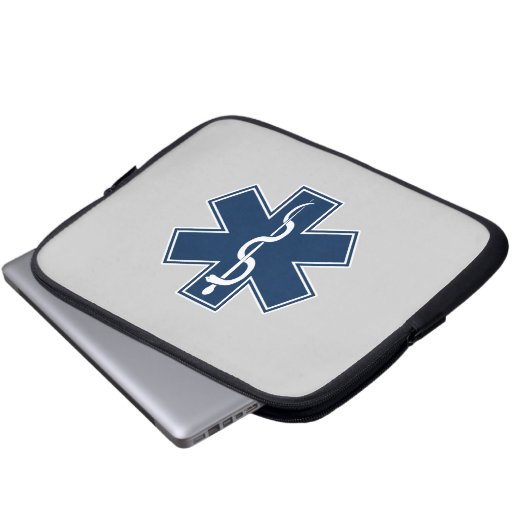 Sanitäter EMT EMS Laptopschutzhülle (Vorne Knopf)