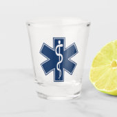 Sanitäter EMT EMS Schnapsglas (Vorderseite)