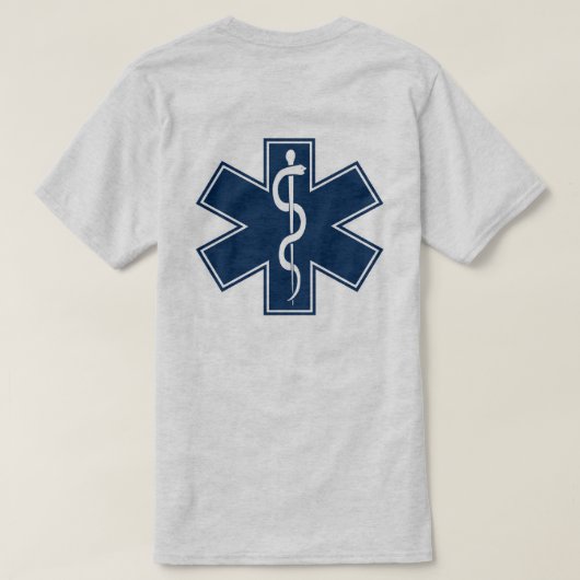 Sanitäter EMT EMS T-Shirt (Design Rückseite)