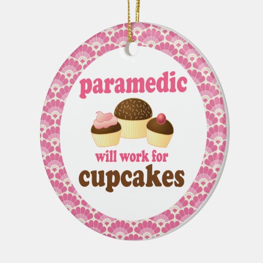 Sanitäter-Geschenk-Verzierung Keramik Ornament (Links)