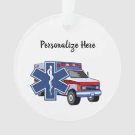 Sanitäter-Krankenwagen EMS EMT Ornament