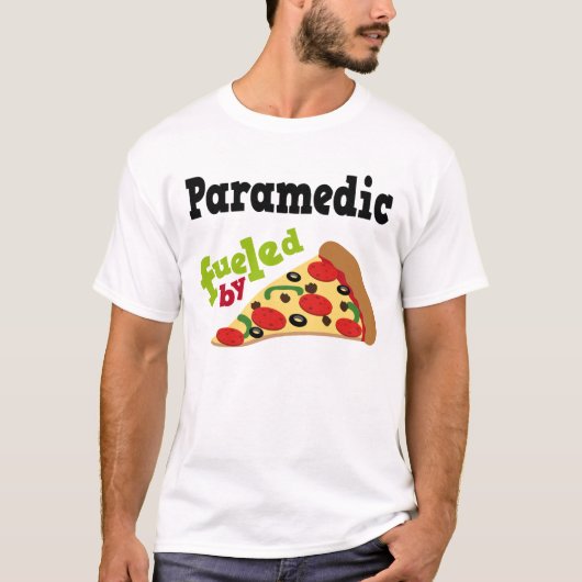 Sanitäter-(lustiges) Pizza-T-Shirt T-Shirt (Vorderseite)