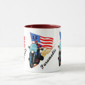 Sanitäter-Radfahrer Tasse (Zentrum)