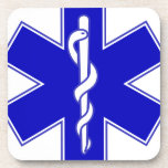 Sanitäter-Stern der Leben-Emblemgeschenke Untersetzer<br><div class="desc">Sanitäter-Stern der Leben-Emblemgeschenke</div>