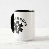 Sanitäter-Stern der Leben-Tasse Tasse (Vorderseite Links)