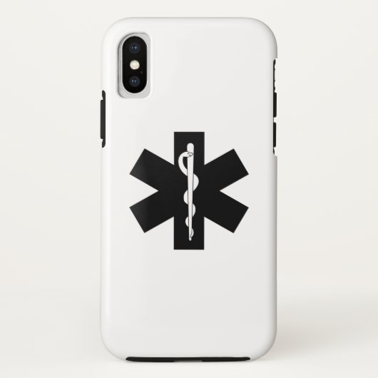Sanitäter-Stern EMS EMT Case-Mate iPhone Hülle (Rückseite)