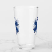 Sanitäter-Stern EMS EMT des Leben-Logos Glas (Links)