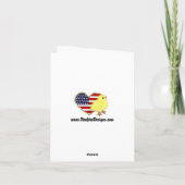 Sanitäter-Thema Karte (Rückseite)