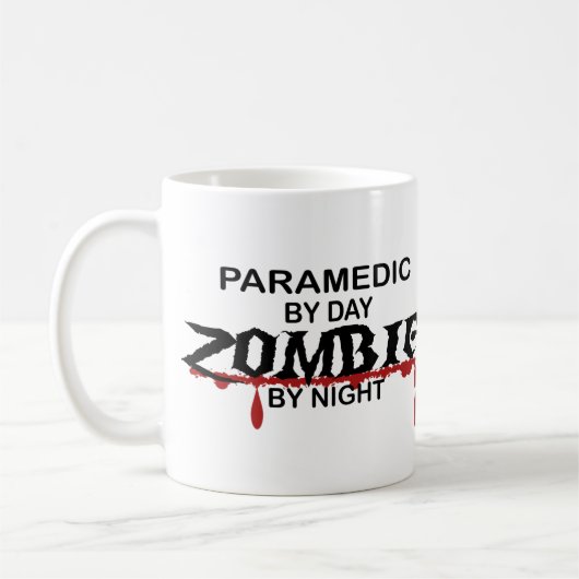 Sanitäter-Zombie Kaffeetasse (Links)