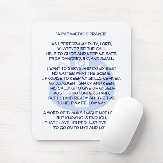 SanitäterMausunterlage Mousepad (Mit Mouse)