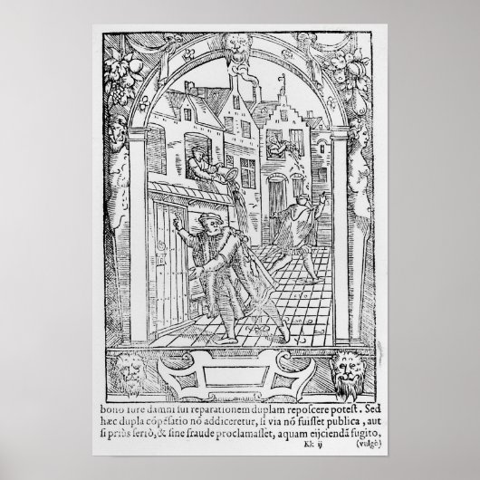Sanitation in the Middle Ages Poster (Vorne)